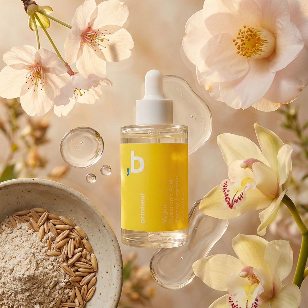 오린힐 비건 히알루론산 에너지 앰플 50ml 리뉴얼 수분 낮 앰플 무향무색소 저자극에센스 - 상세 이미지 2