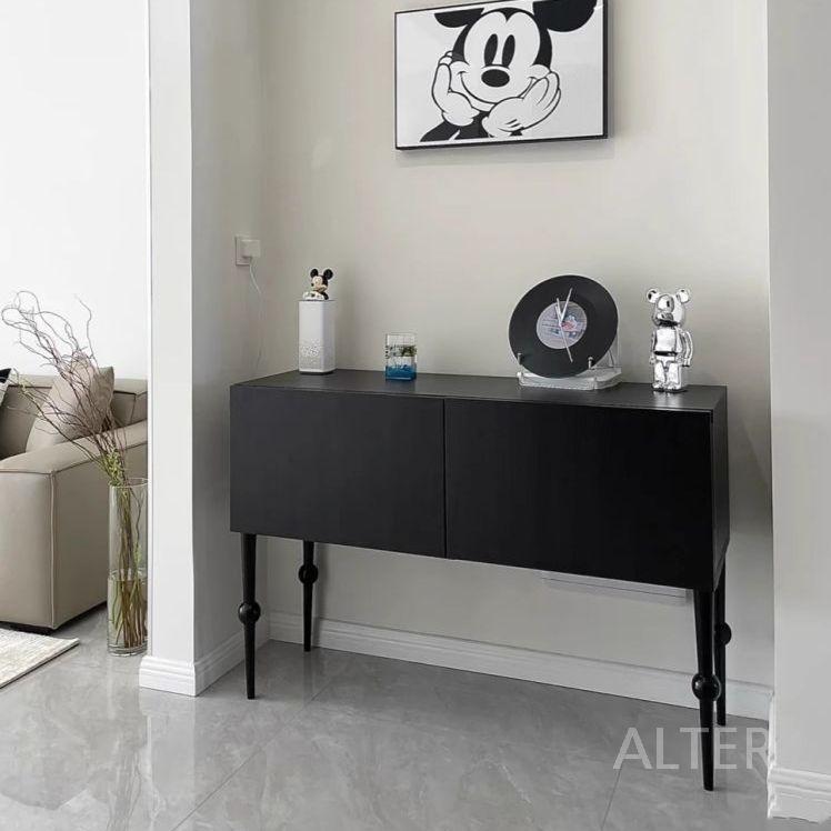 현관 수납장 콘솔 복도 화장대 슬림 침실 엔틱 - 상세 이미지 2