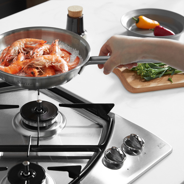 나비엔매직 빌트인 가스 쿡탑 레인지 전기코드식 560x480 GRB9104NASS LNG