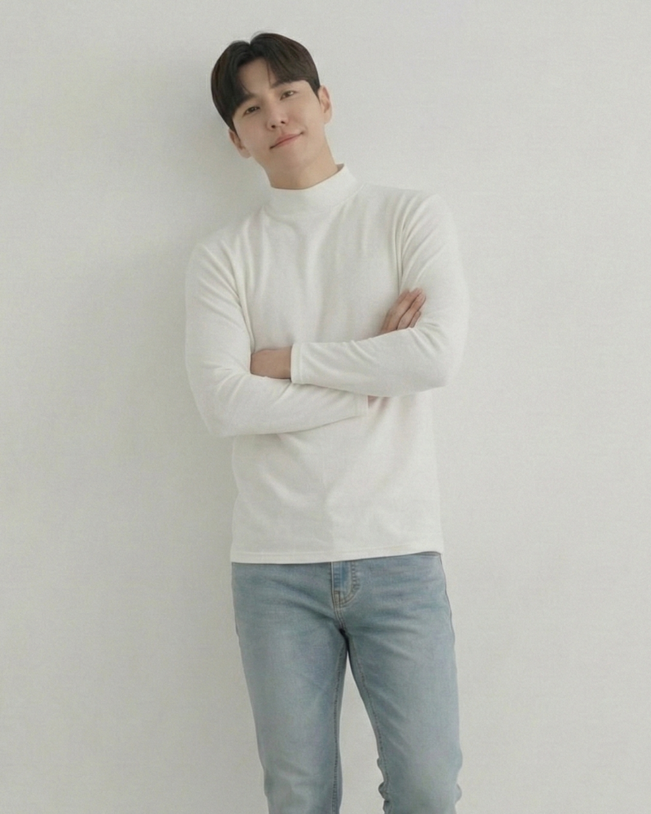 DDO 남성 모달 발열 내복 히트앤웜 기모 목폴라 상의 겨울 방한 초경량 이미지 3