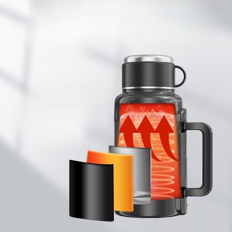 차량용커피포트 모닝업 카포트 1.5L 12V 24V 범용 터치 온도조절 대용량 전기온수포트 - 상세 이미지 3