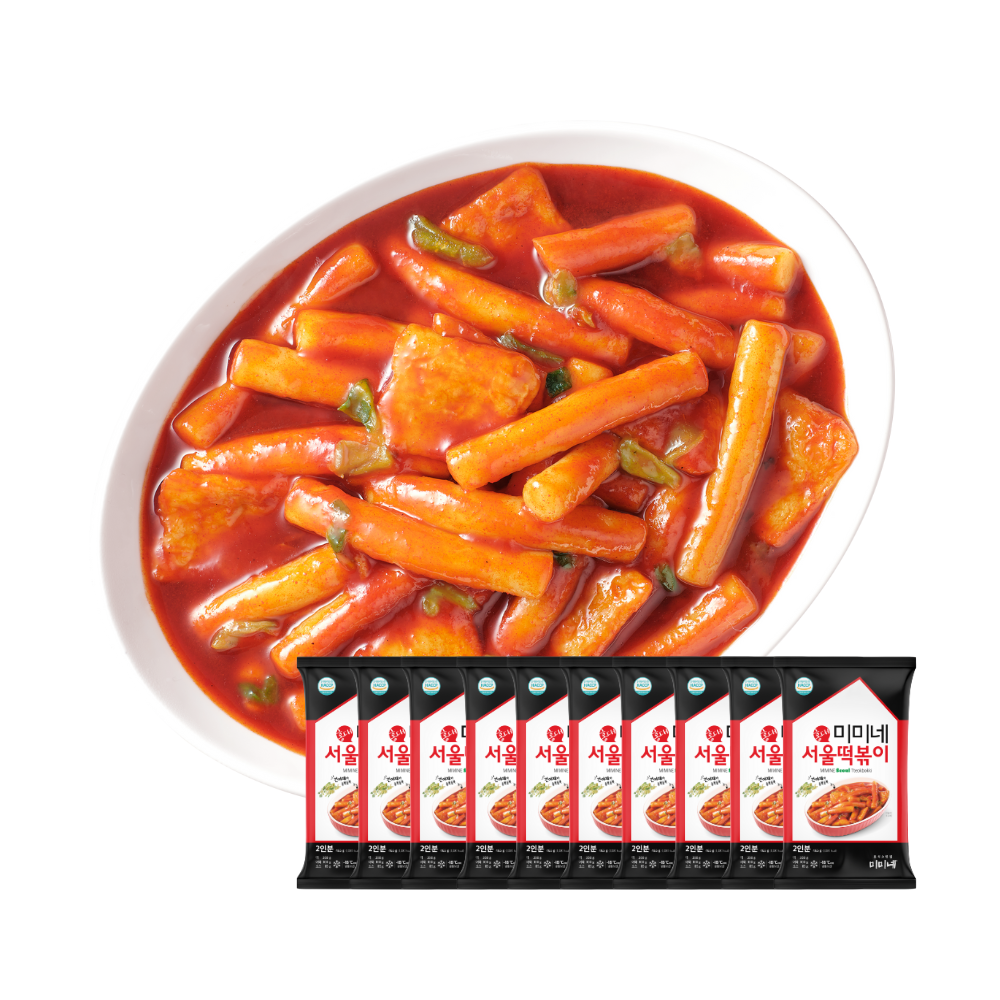 [신제품] 미미네 서울떡볶이 기본맛, 465g, 10개 - 상품 이미지