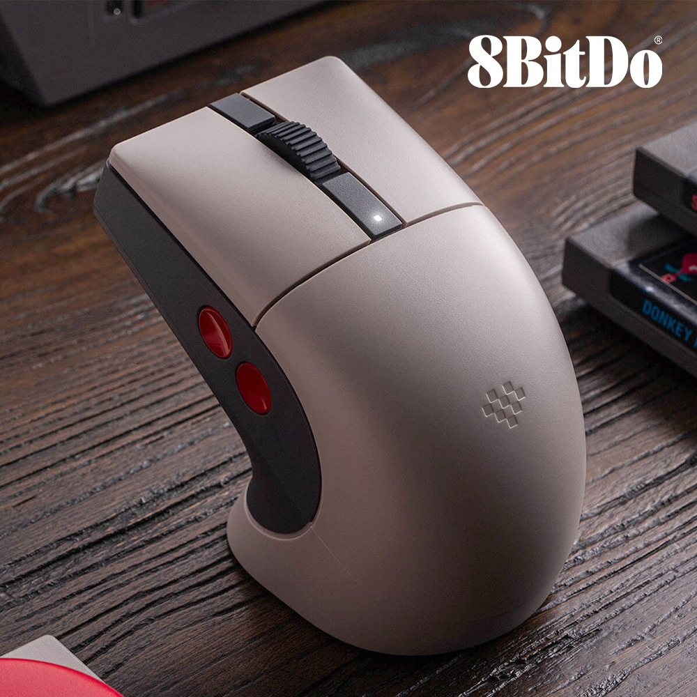 [국내정발] 8Bitdo R8 레트로 무선마우스 N + 충전독 - 상품 이미지