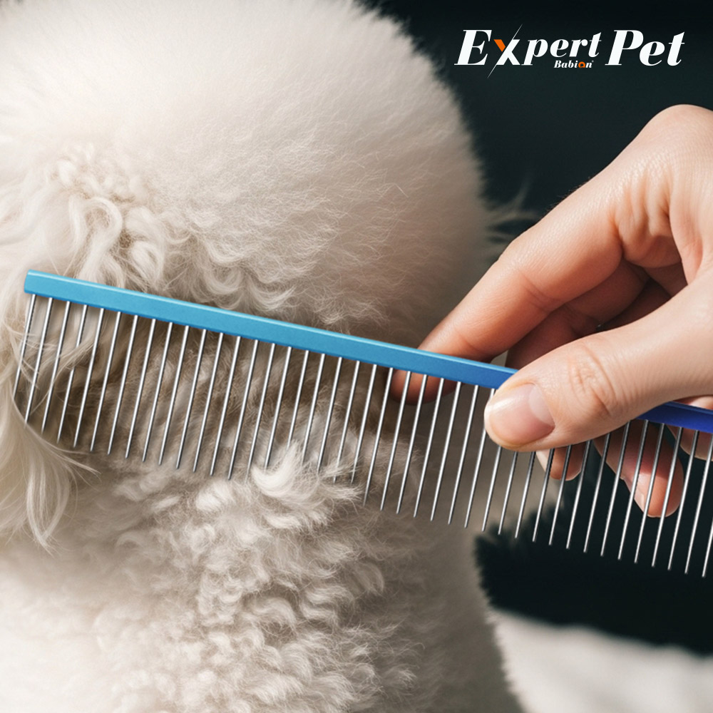 바비온 엑스퍼트펫 전문가용 라이트프로콤 BCM3468 듀얼콤 알루미늄콤 강아지 고양이 브러쉬 반려동물 미용빗 이미지 3