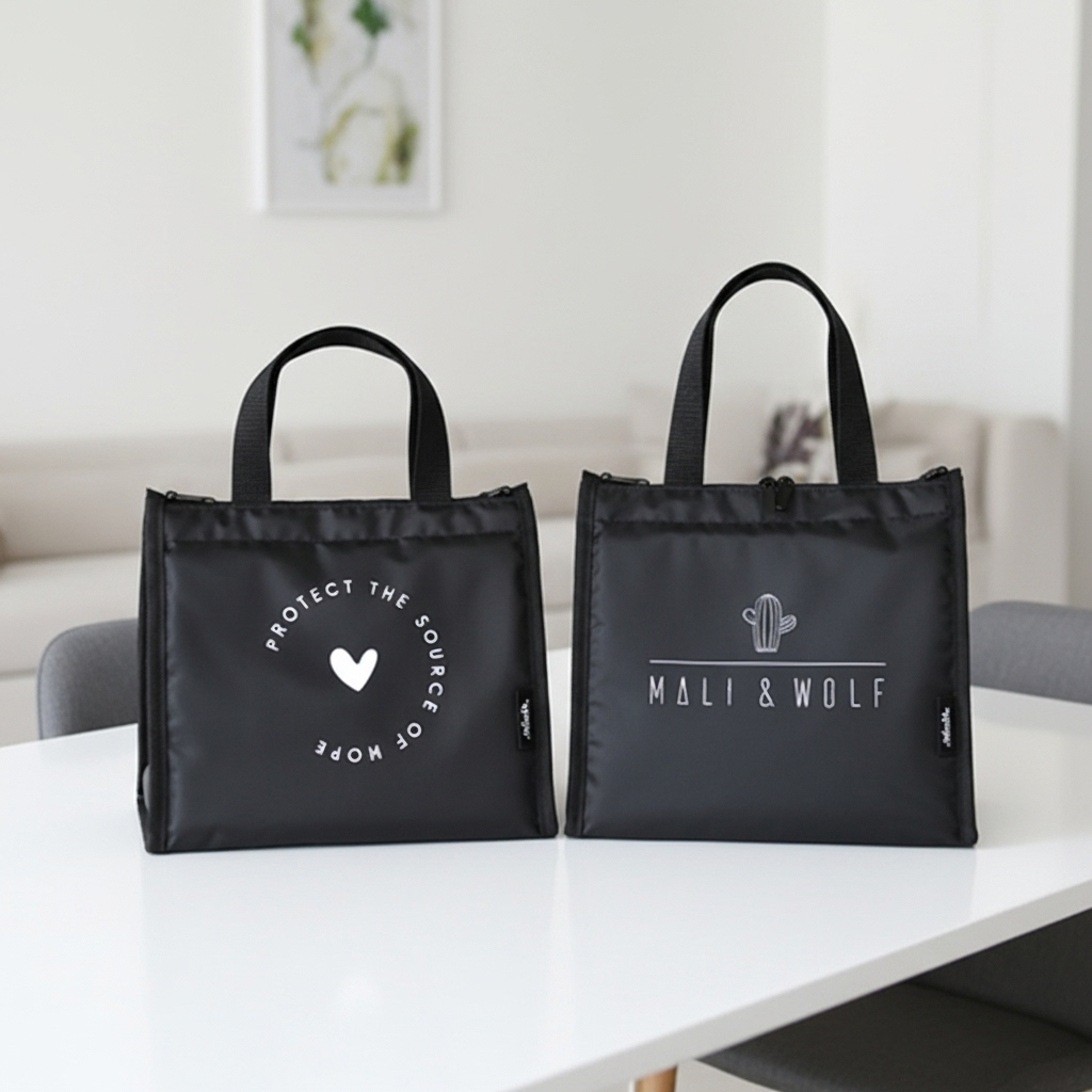 보온보냉가방 직장인 도시락 이유식백 런치백 선인장보냉가방