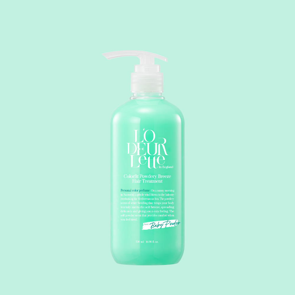 로더렛 컬러핏 퍼퓸 헤어 트리트먼트 파우더리 브리즈, 500ml, 1개 이미지 3