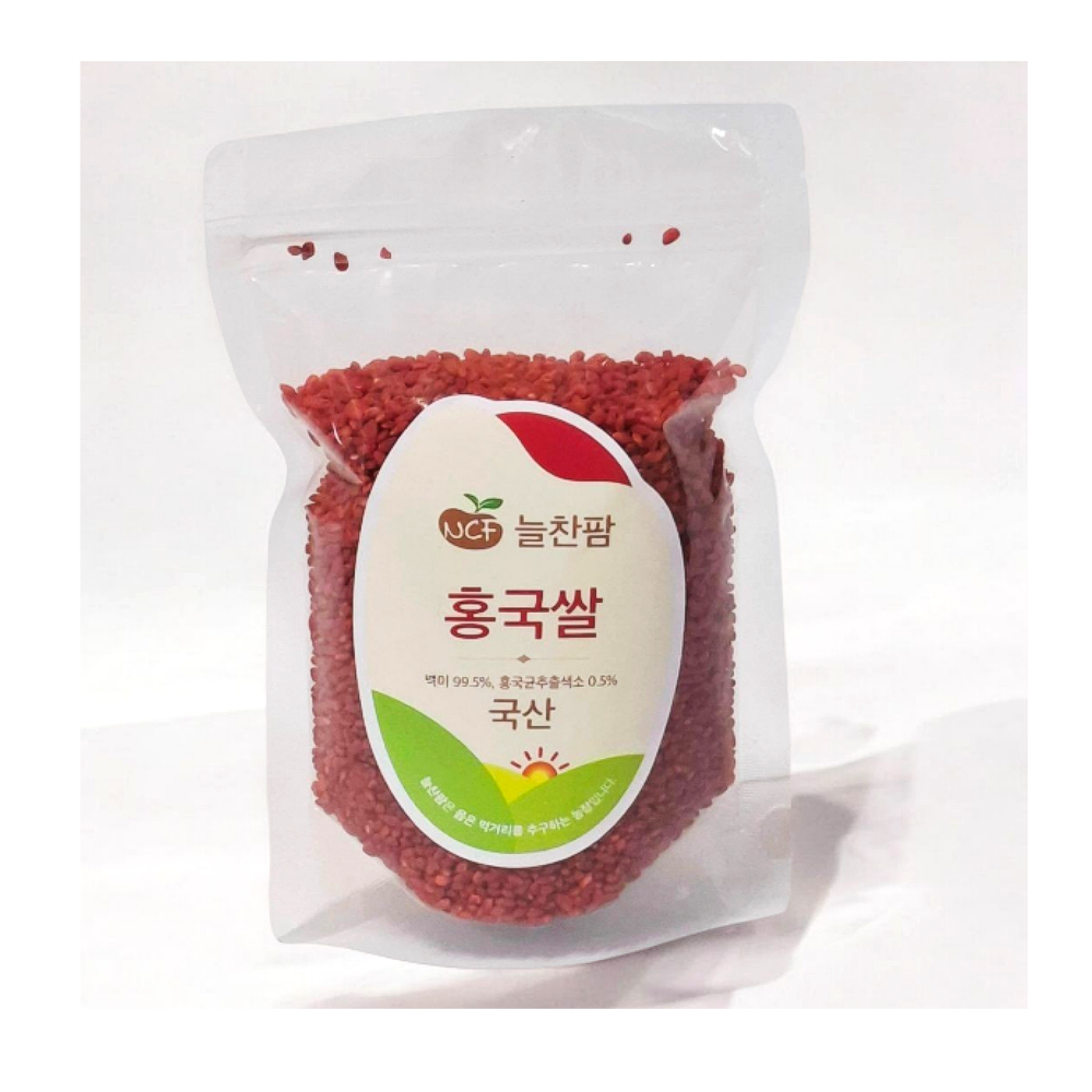 [늘찬팜] 국산 홍국쌀 300g 홍국미 건강잡곡 식단관리 - 상세 이미지 2