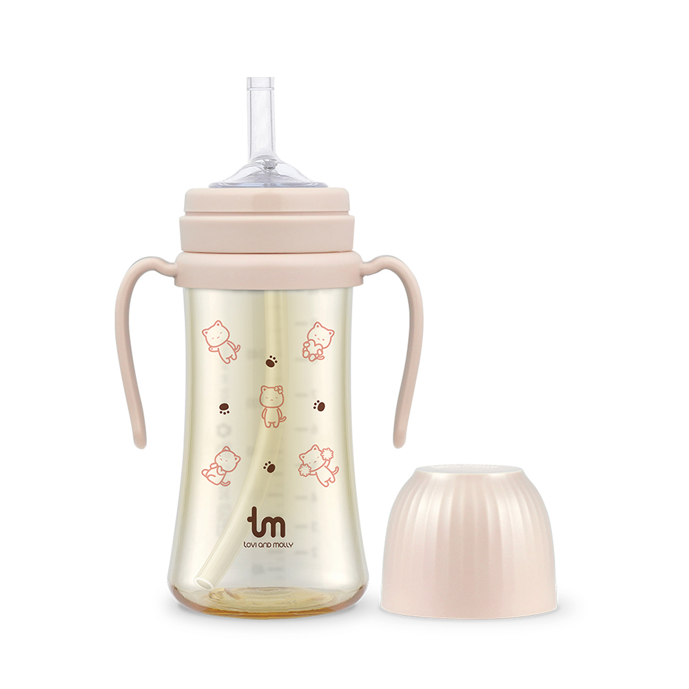 [토비앤몰리] 몰리 새지 않는 아기 유아 이유식 자기주도 빨대컵 180ml 280ml