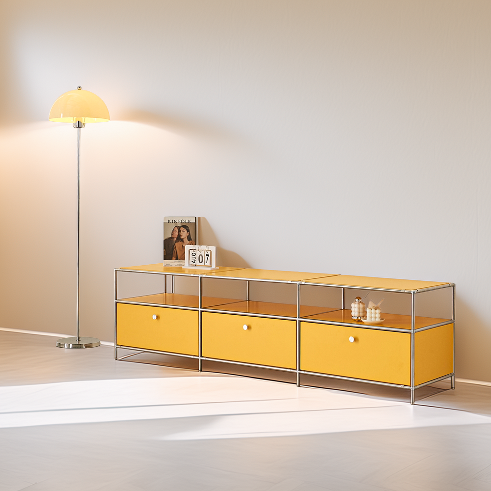 세라썸 미드센츄리 모듈 거실장 티비서랍장 tv장식장 낮은