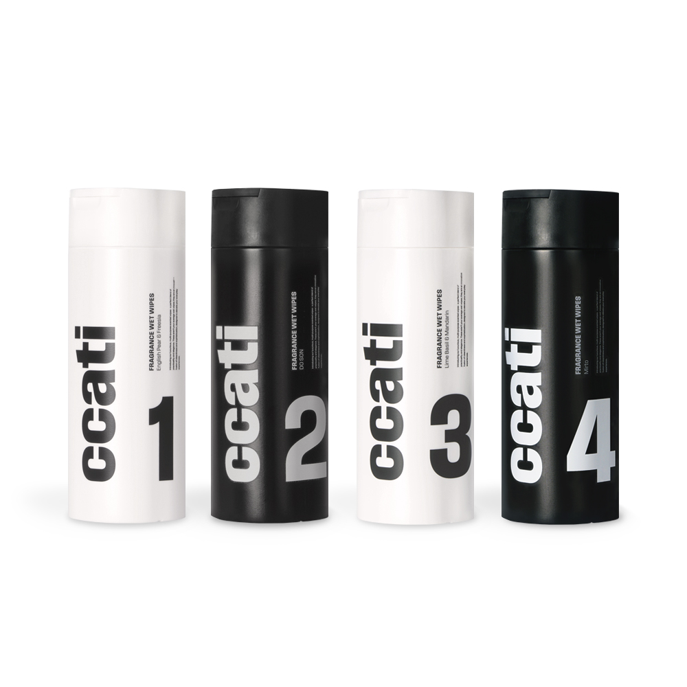 까띠 올인원 세정 살균 물티슈 향기 청소 소독 차량 선물 70매 (4개) 제품 이미지