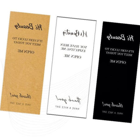 뷰티 포장 실링 스티커 세로형 감사 인사 택배 포장지 봉투 마감 라벨