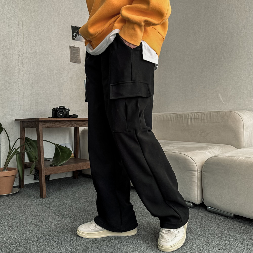 1+1 남자융기모바지 기모카고바지 - 상세 이미지 4