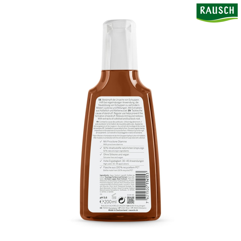 라우쉬 콜츠푸트 안티 댄드러프 샴푸 200ml - 상세 이미지 3