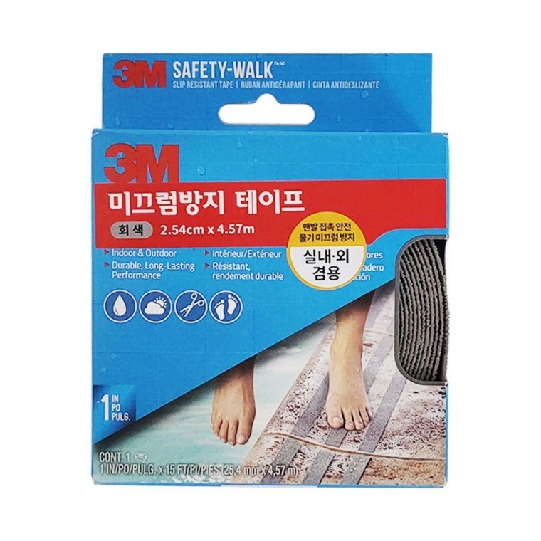 3M 미끄럼방지테이프(욕실욕조 투명 7640)타일 논스립 - 상품 이미지