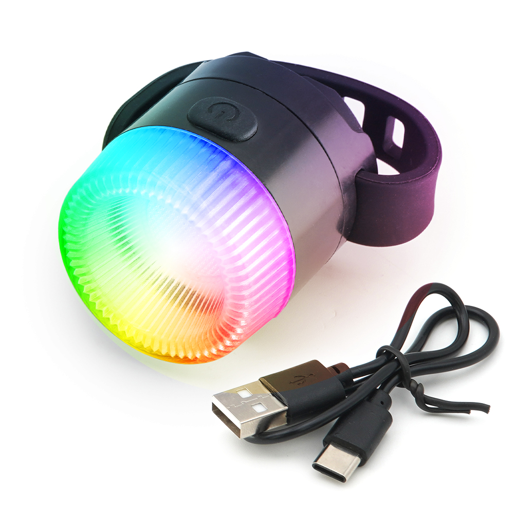 ACEPEED 자전거 RGB 라이트 픽시 무드등 멀티 후미등 C135 - 상품 이미지