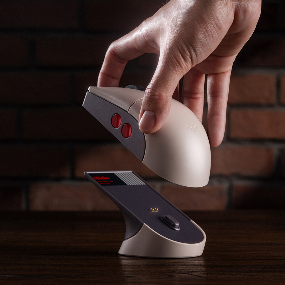 [국내정발] 8Bitdo R8 레트로 무선마우스 N + 충전독 - 상세 이미지 2