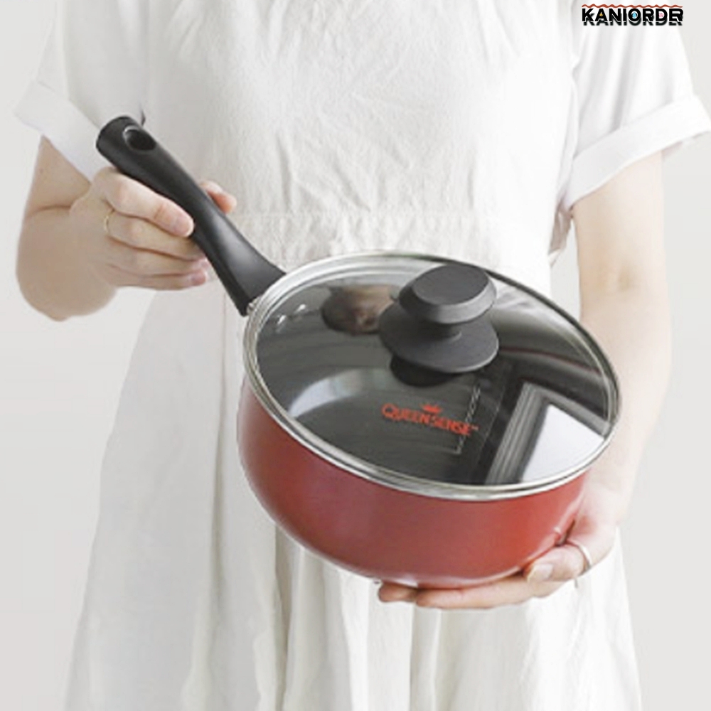 자취생 냄비 세라믹 코팅 주방 쿠커 라면 파스타 인덕션 편수 20cm - 상품 이미지