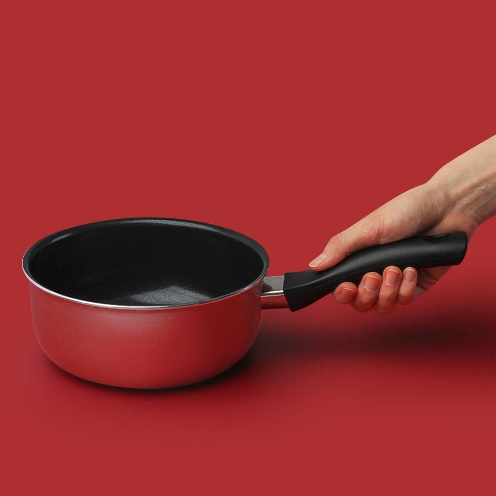 자취생 냄비 세라믹 코팅 주방 쿠커 라면 파스타 인덕션 편수 20cm - 상세 이미지 2