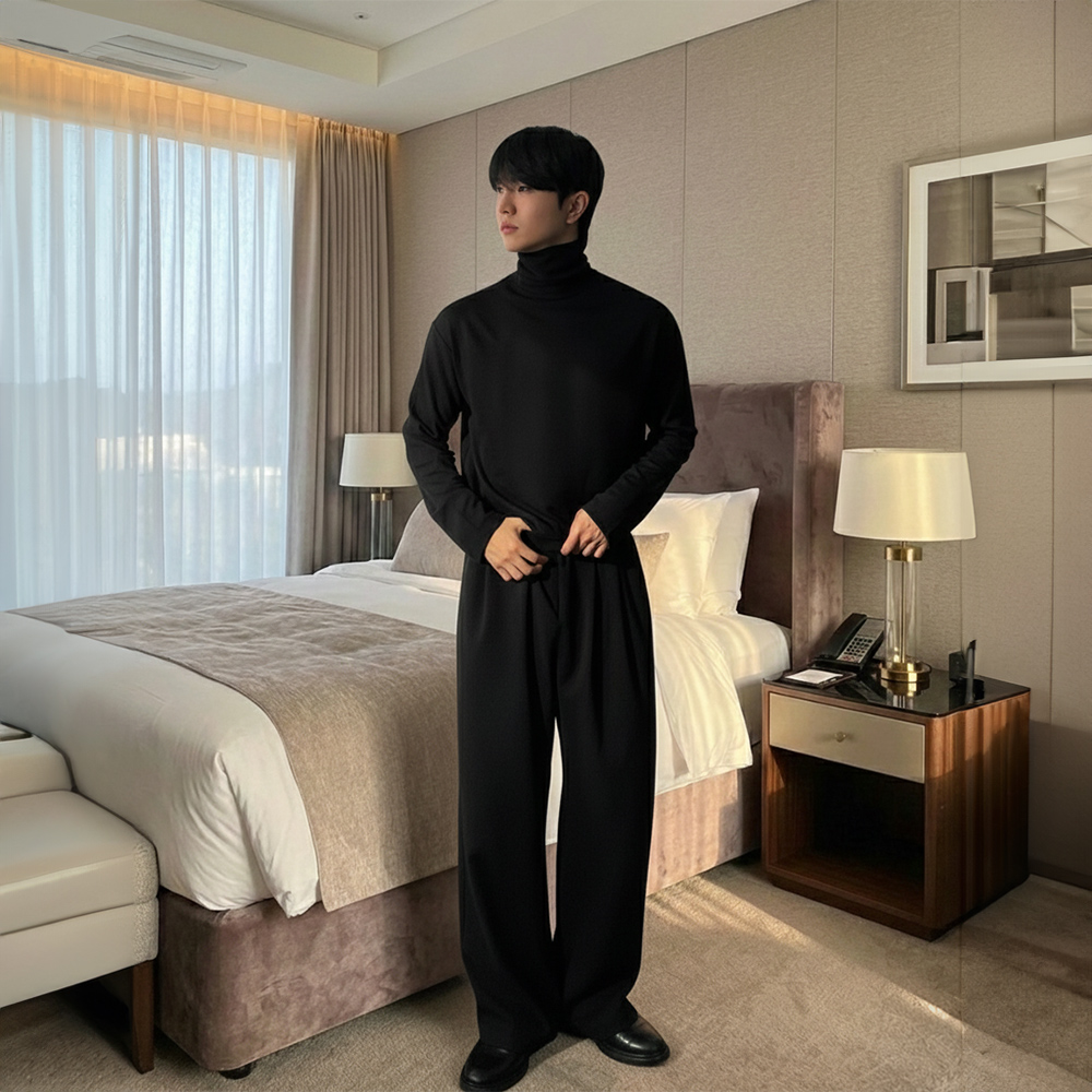 1+1 남자목폴라티 남자목티 - 상세 이미지 2