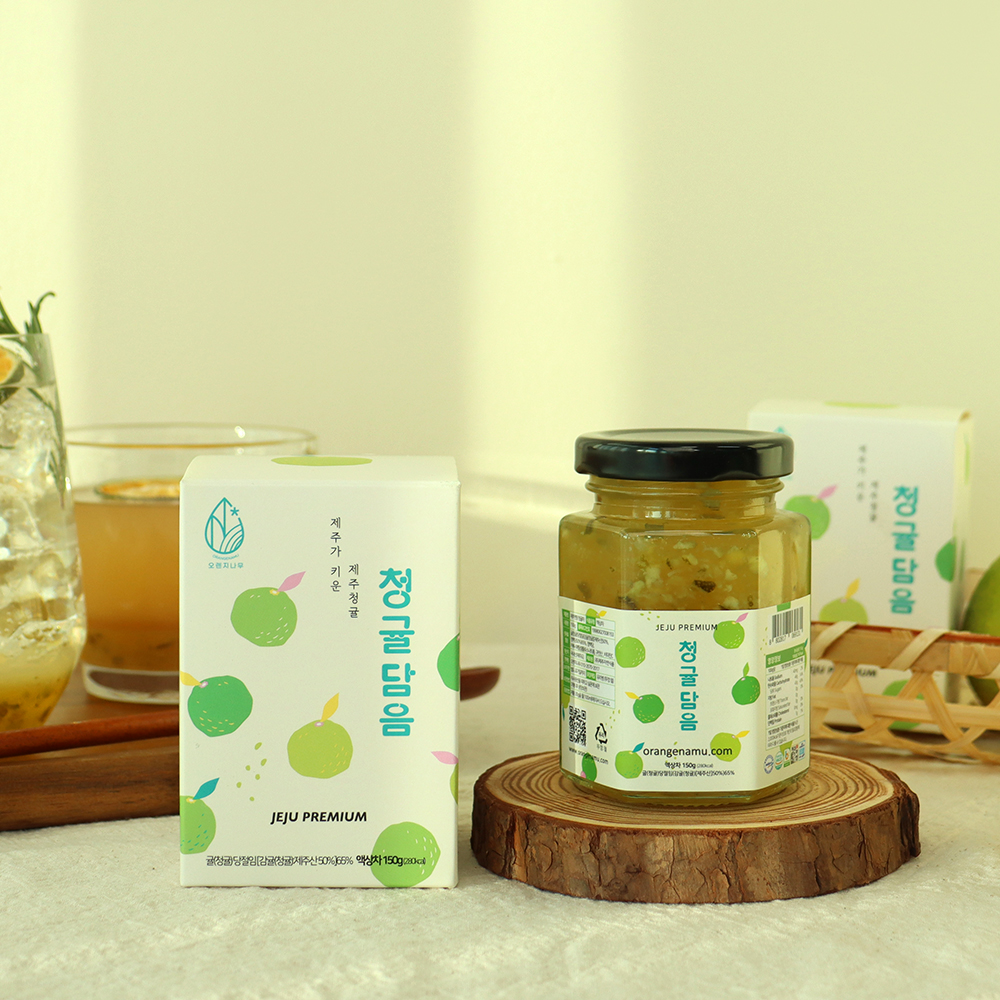 청귤담음 제주 청귤청 150g 풋귤차 답례품 선물 - 상세 이미지 5