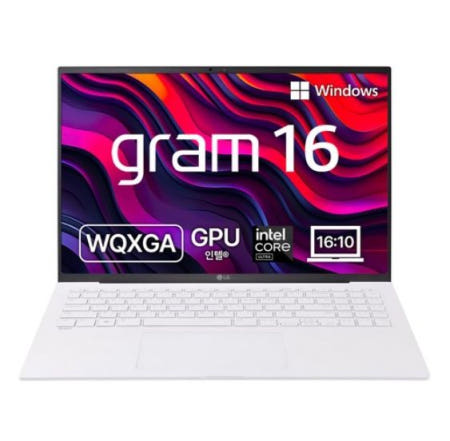 LG전자 LG전자 2024 그램 16 코어Ultra5, 스노우화이트, 256GB, 8GB, WIN11 Home, 16Z90SU-GRF6K