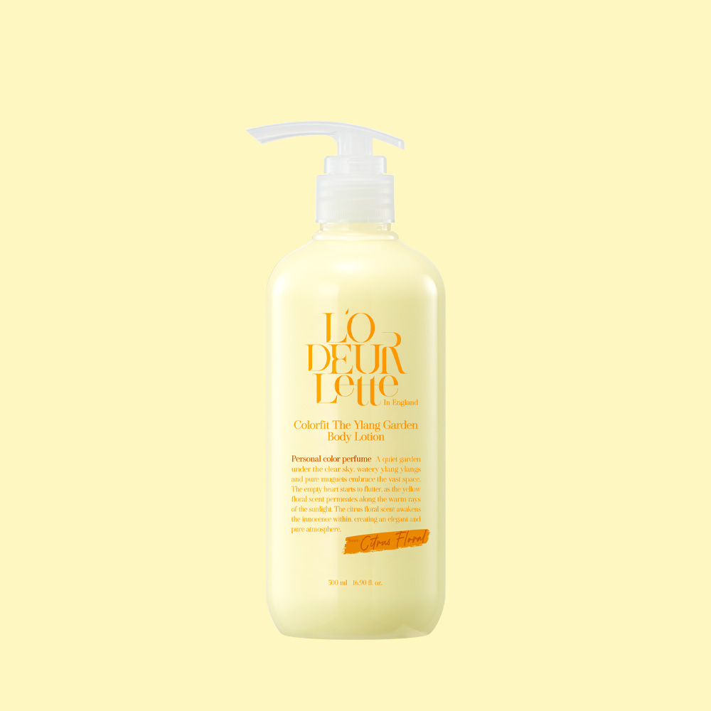 로더렛 컬러핏 퍼퓸 바디로션 더 일랑 가든, 500ml, 1개 - 상세 이미지 2