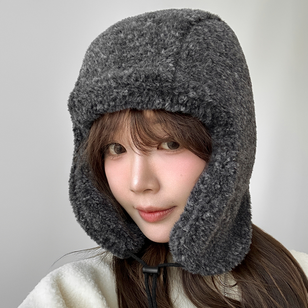 양털 귀달이모자 털 귀도리 방한 스키장 한파 군밤 겨울모자 이미지 6