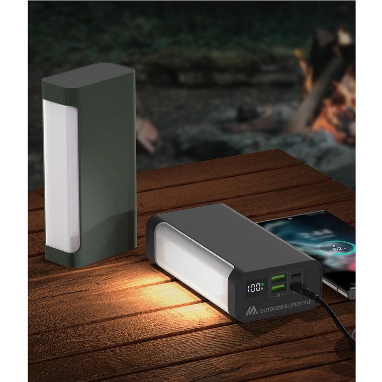 스마트폰 고속충전기 보조배터리 30000mAh 고용량 랜턴 비상등 아이폰15프로 아이폰15플러스 충전기 - 메인 이미지