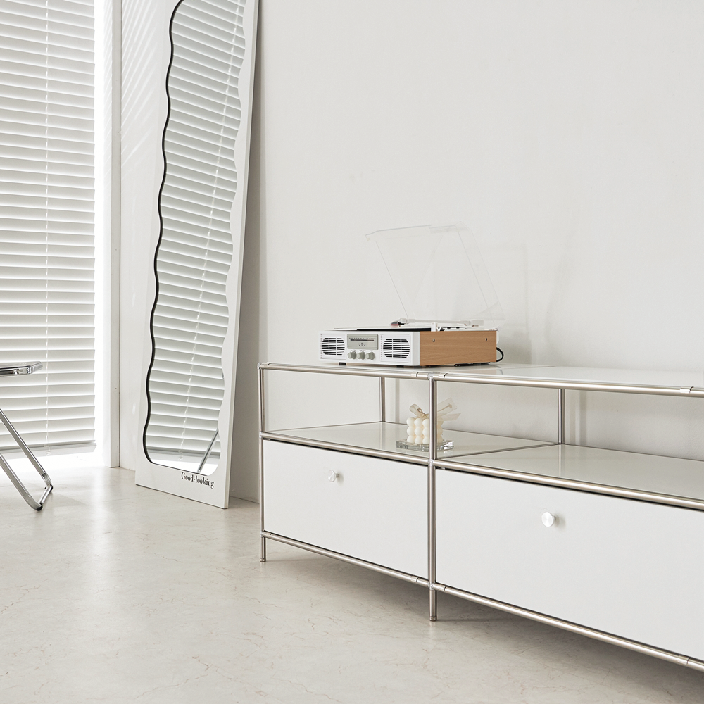 세라썸 미드센츄리 모듈 거실장 티비서랍장 tv장식장 낮은