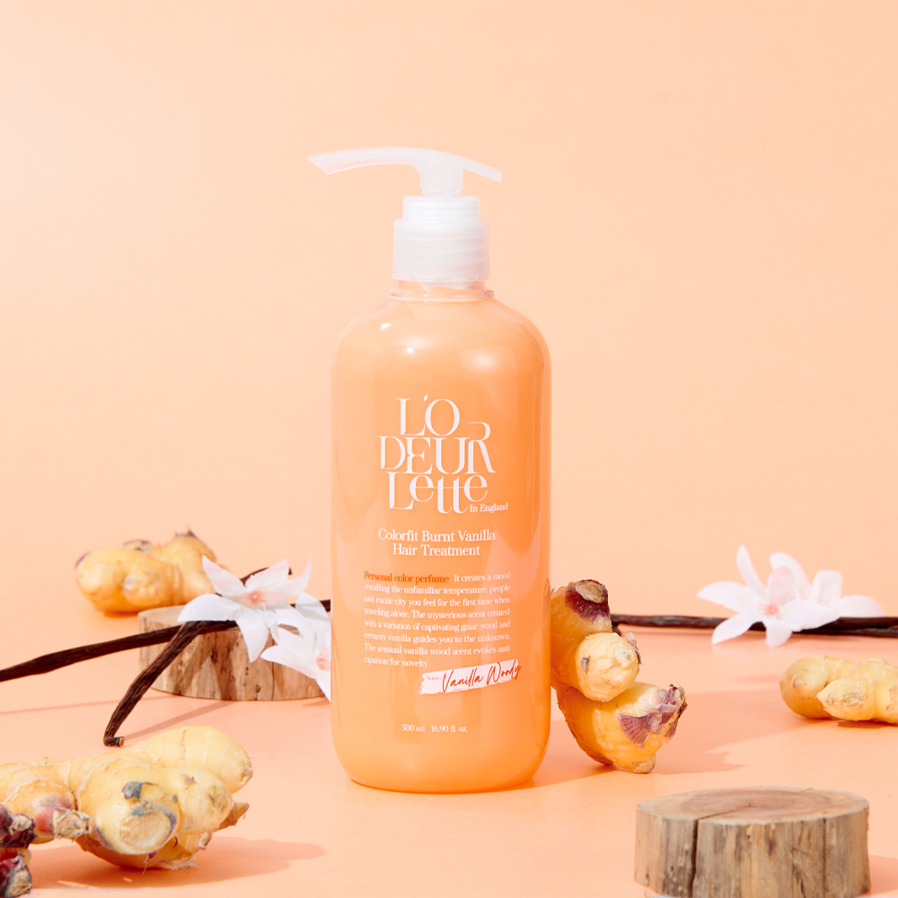 로더렛 컬러핏 퍼퓸 헤어 트리트먼트 번트 바닐라, 500ml, 1개 - 상세 이미지 3