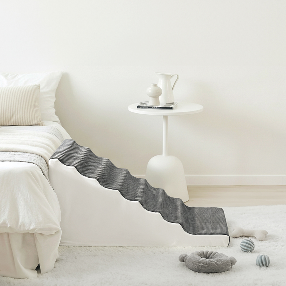 강아지 계단 논슬립 슬라이드 스텝 이미지 3