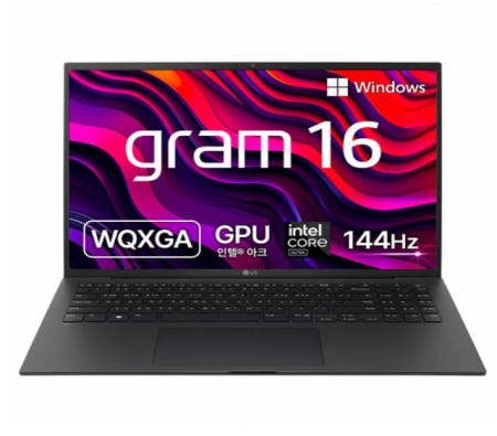 LG전자 LG전자 2024 그램 16 코어Ultra5, 옵시디안 블랙, 512GB, 16GB, WIN11 Home, 16Z90S-GA5BK