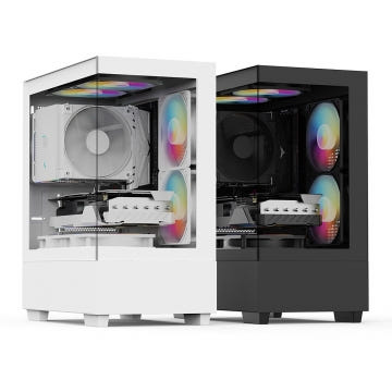 데이븐 아쿠아 화이트 감성 게이밍PC  i3-13100F + RX580 (게임·작업용)