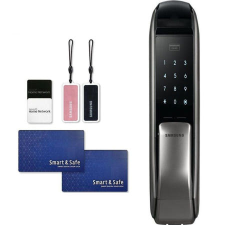 삼성 SDS 스마트 패키지 도어락,  고리형 스마트키 랜덤발송 + 부착형 스마트키 랜덤발송,  SHP-P51RBXK