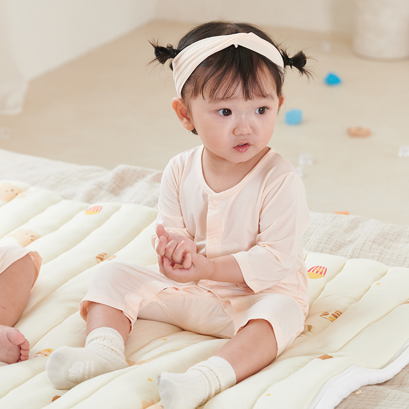엔젤앤비 슈크림 내복 아기 내복 유아 겨울 실내복 (상하의 세트, 바디수트) 3M~36M - 상세 이미지 4