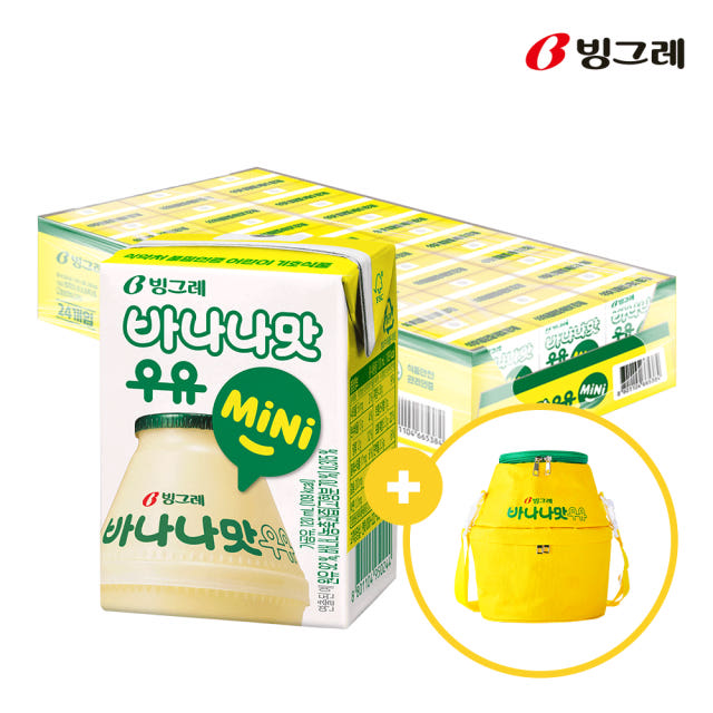 [쿨러백 구성]빙그레 바나나맛우유 미니 24팩 + 바나나맛우유 쿨러백