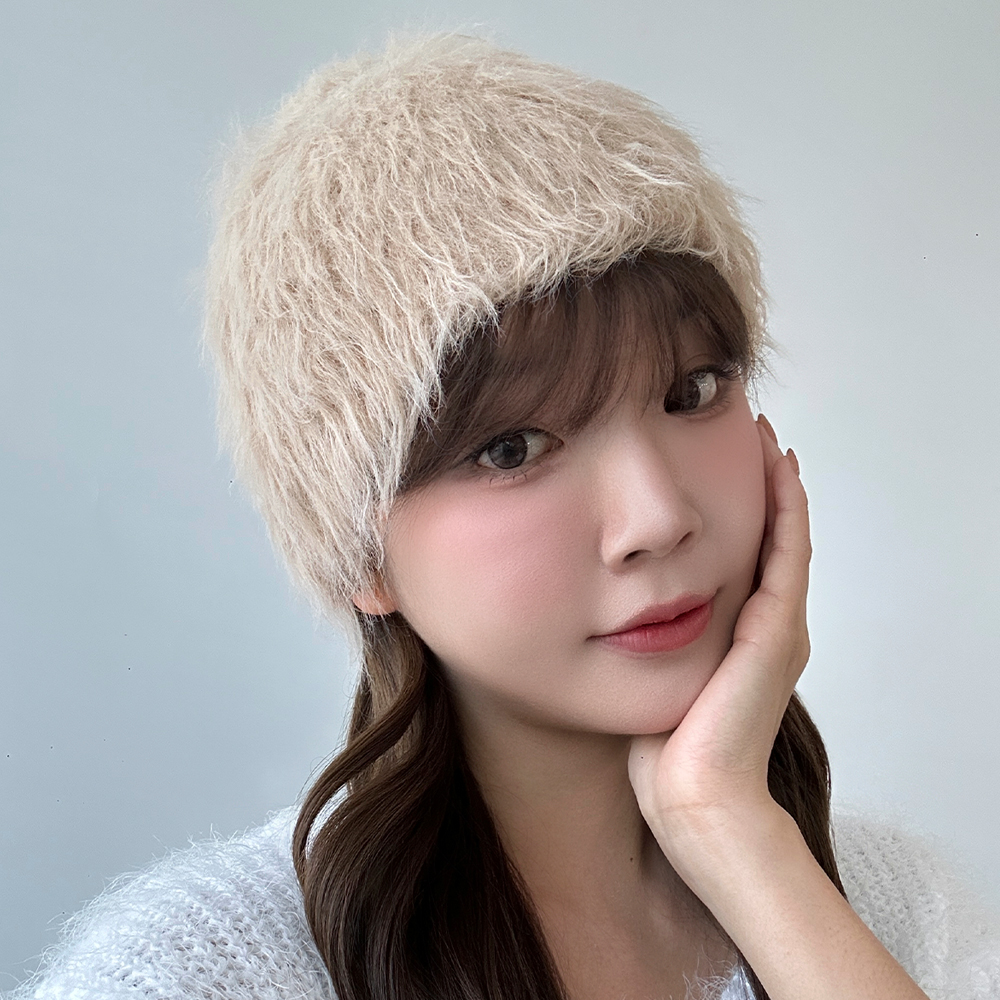 겨울모자 웜 밍크 퍼 비니 이미지 6