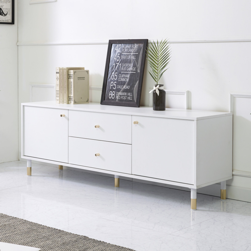 에어 높은tv장거실장 문갑 거실장1500 안방티비장 티브다이 1500x400x530mm, 화이트