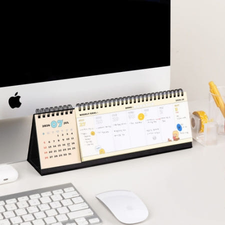 [고마음샵] 카카오 2026 위클리 플래너 트윈 날짜형 아이보리 업무용다이어리 스터디플래너 주간플래너 위클릴플래너 업무다이어리