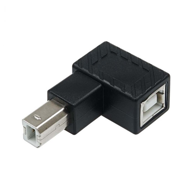 USB 2.0 B타입 연장젠더 MF 상향꺾임 - 상품 이미지