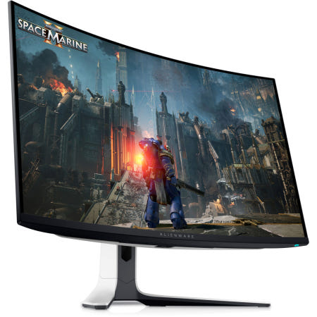 델 4K UHD 에일리언웨어 QD OLED 240Hz 0.03ms 게이밍 커브드 모니터, AW3225QF