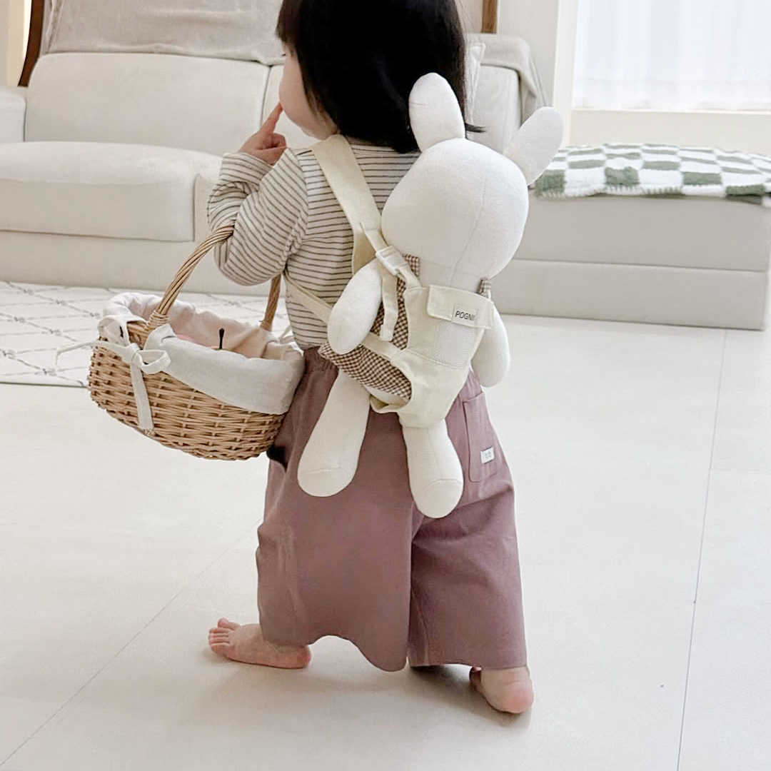 베이비소풍 포그니 인형 아기띠 애착인형 콩콩이 콩순이 역할놀이의상 어부바 인형포대기 - 상세 이미지 5