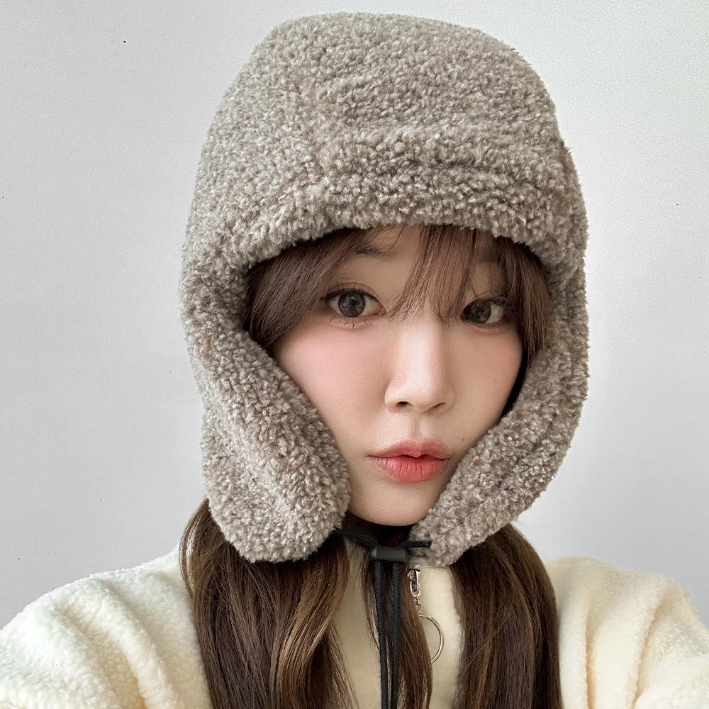 양털 귀달이모자 털 귀도리 방한 스키장 한파 군밤 겨울모자 - 상세 이미지 5
