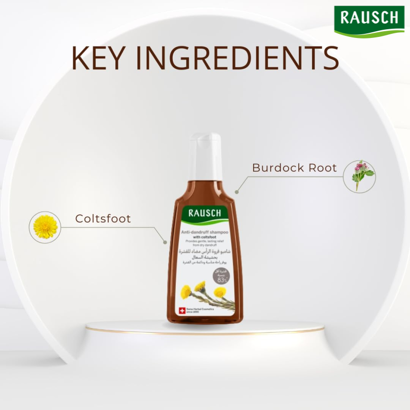 라우쉬 콜츠푸트 안티 댄드러프 샴푸 200ml - 상세 이미지 5