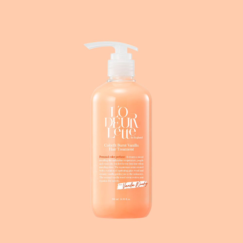 로더렛 컬러핏 퍼퓸 헤어 트리트먼트 번트 바닐라, 500ml, 1개 - 상세 이미지 2
