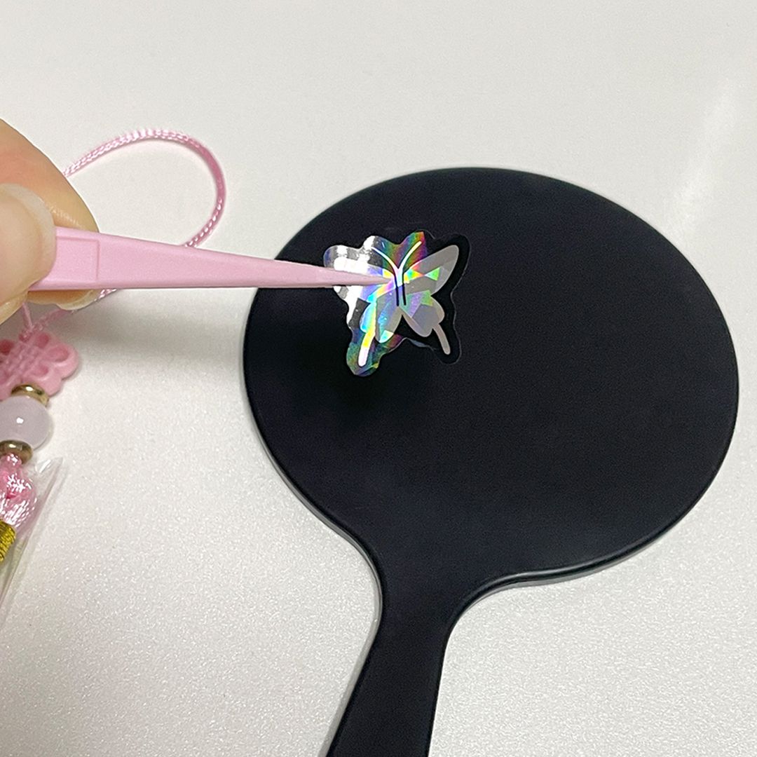 자개 스티커 손거울 만들기 DIY 키트 휴대용 나전칠기 전통공예품 한국 기념품 외국인 선물 - 상세 이미지 5