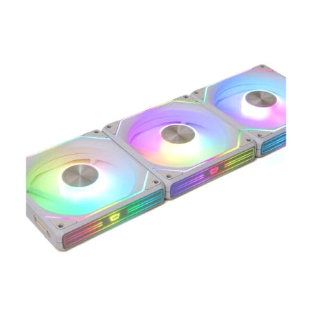 DARKFLASH Gauss G24R 마그네틱 ARGB 리버스 (3팩, 화이트)