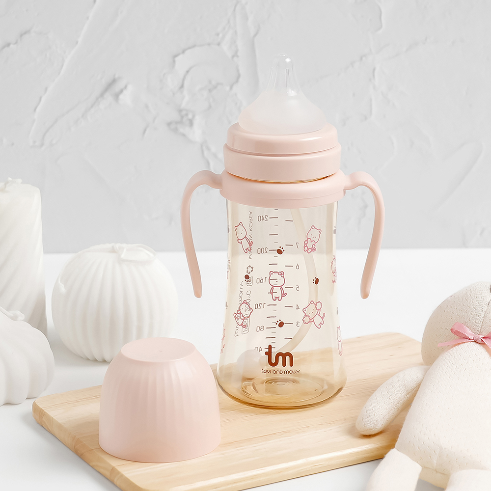 [토비앤몰리] 1+1 새지않는 어린이집 아기 유아 이유식 자기주도 빨대컵