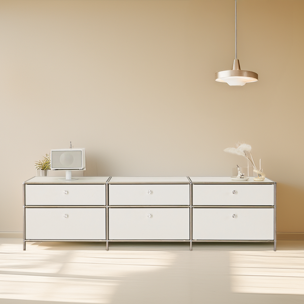 세라썸 미드센츄리 모듈거실장 tv다이서랍장 장식장 낮은 티비선반