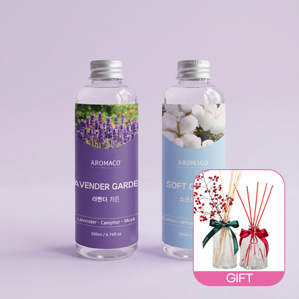 아로마코 디퓨저 리필오일 200ml x 2개 블랙포레스트 (공병 증정)